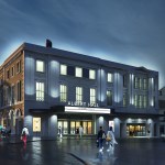 Artist's impression of the refurbished Albert Hall in Swansea