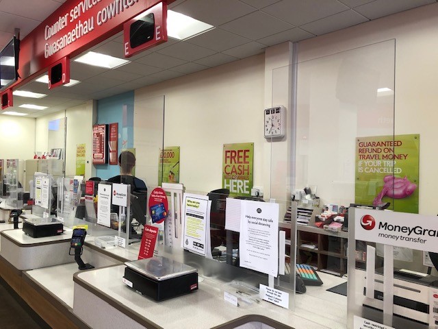 A Post Office Counter