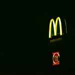 lighted mcdonald s signage