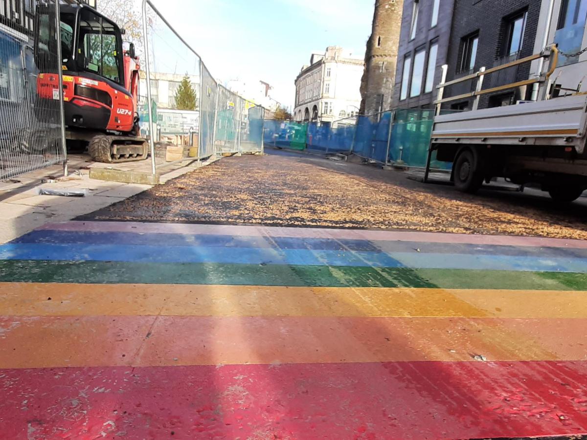 Road rainbows will add colour to city’s inclusive Wind Street￼