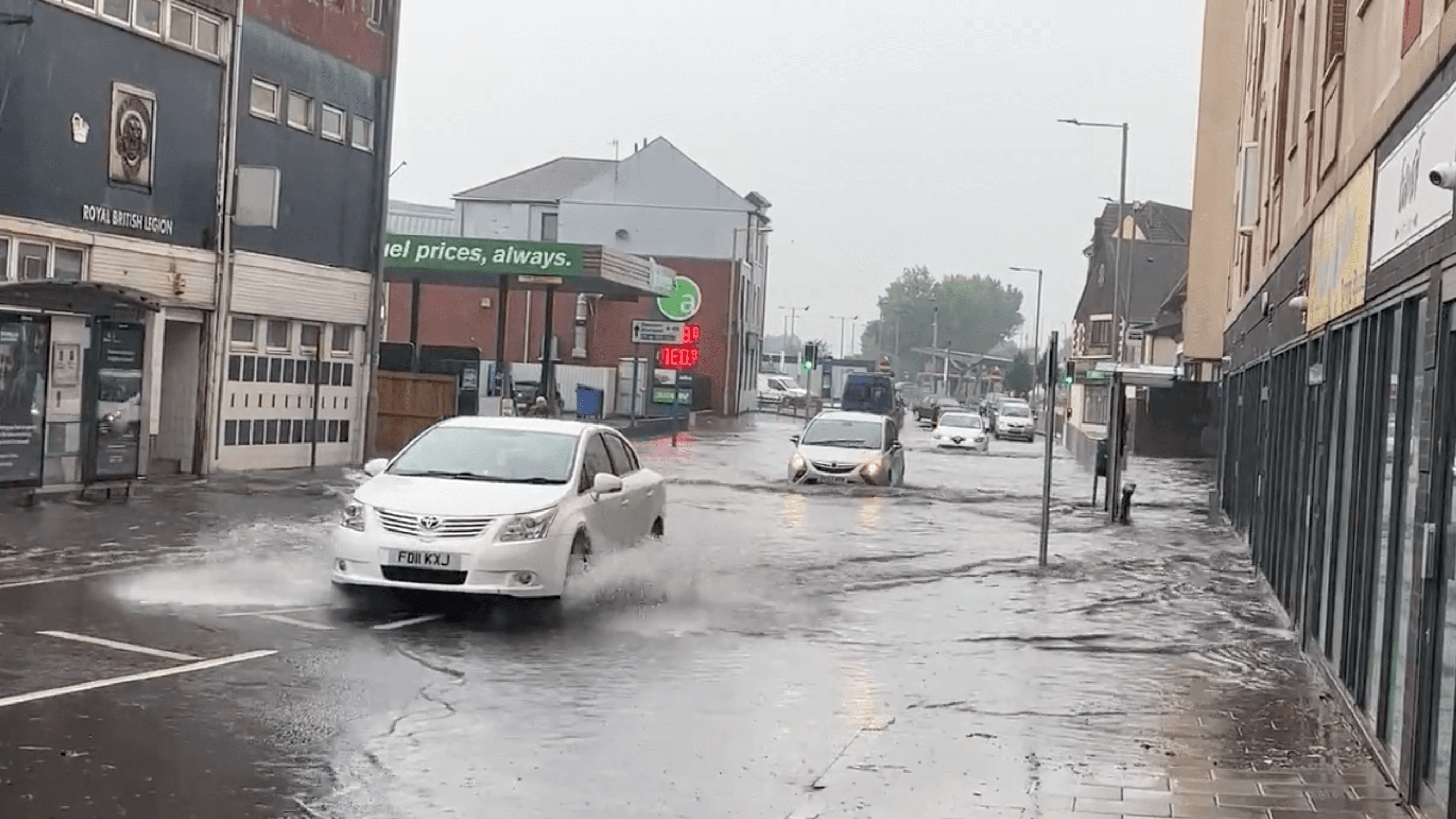 Flash Flooding in Port Talbot