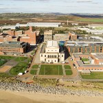 Swansea University Bay Campus aerial view Computational Foundry Google DeepMind AI research programme