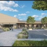 Artist's impression of new special school on site of former Draka works in Llanelli