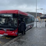 New electric bus in Lampeter