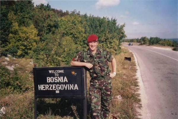 Steve Oliver in his army days