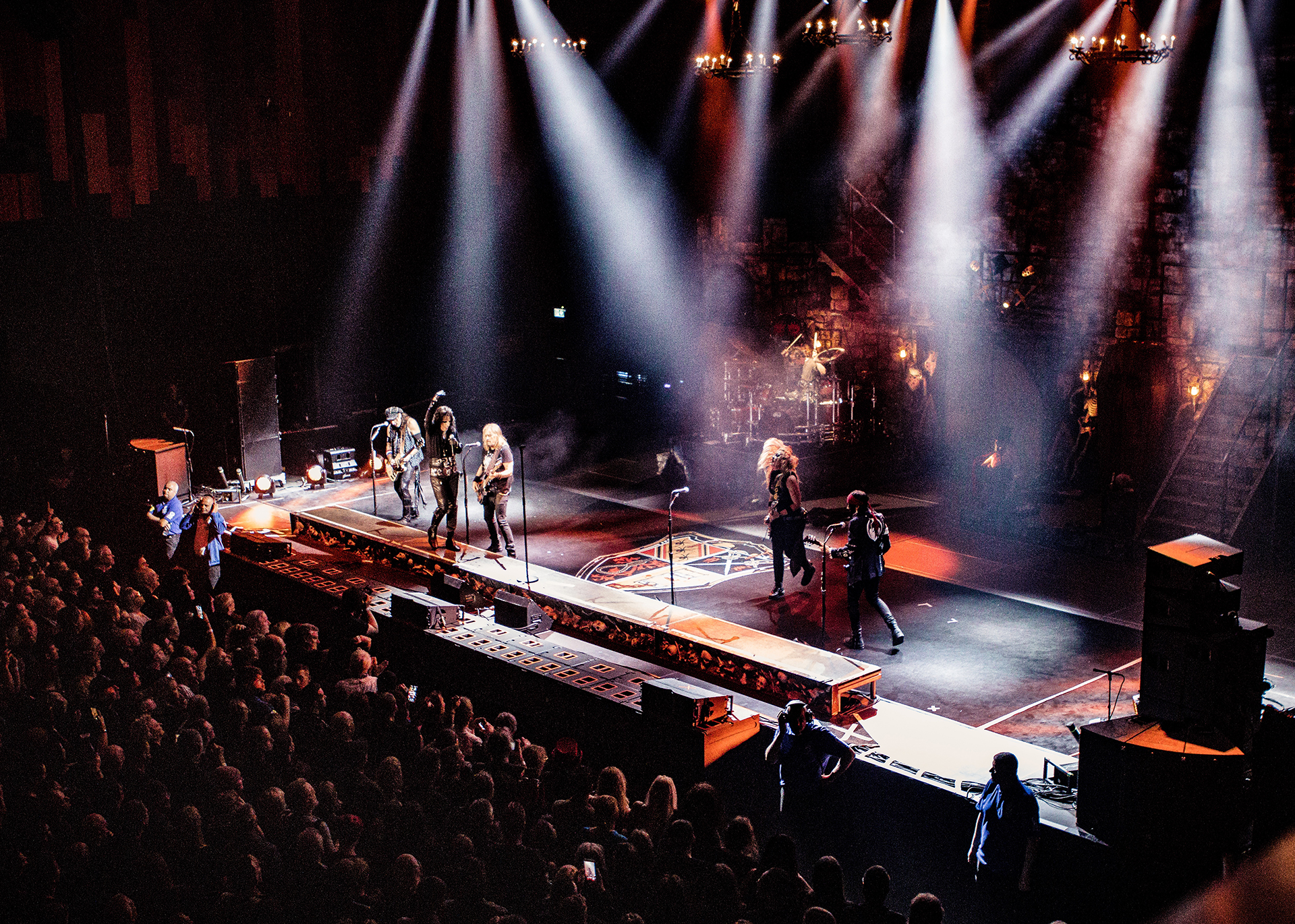 Alice Cooper live on stage at Swansea Arena