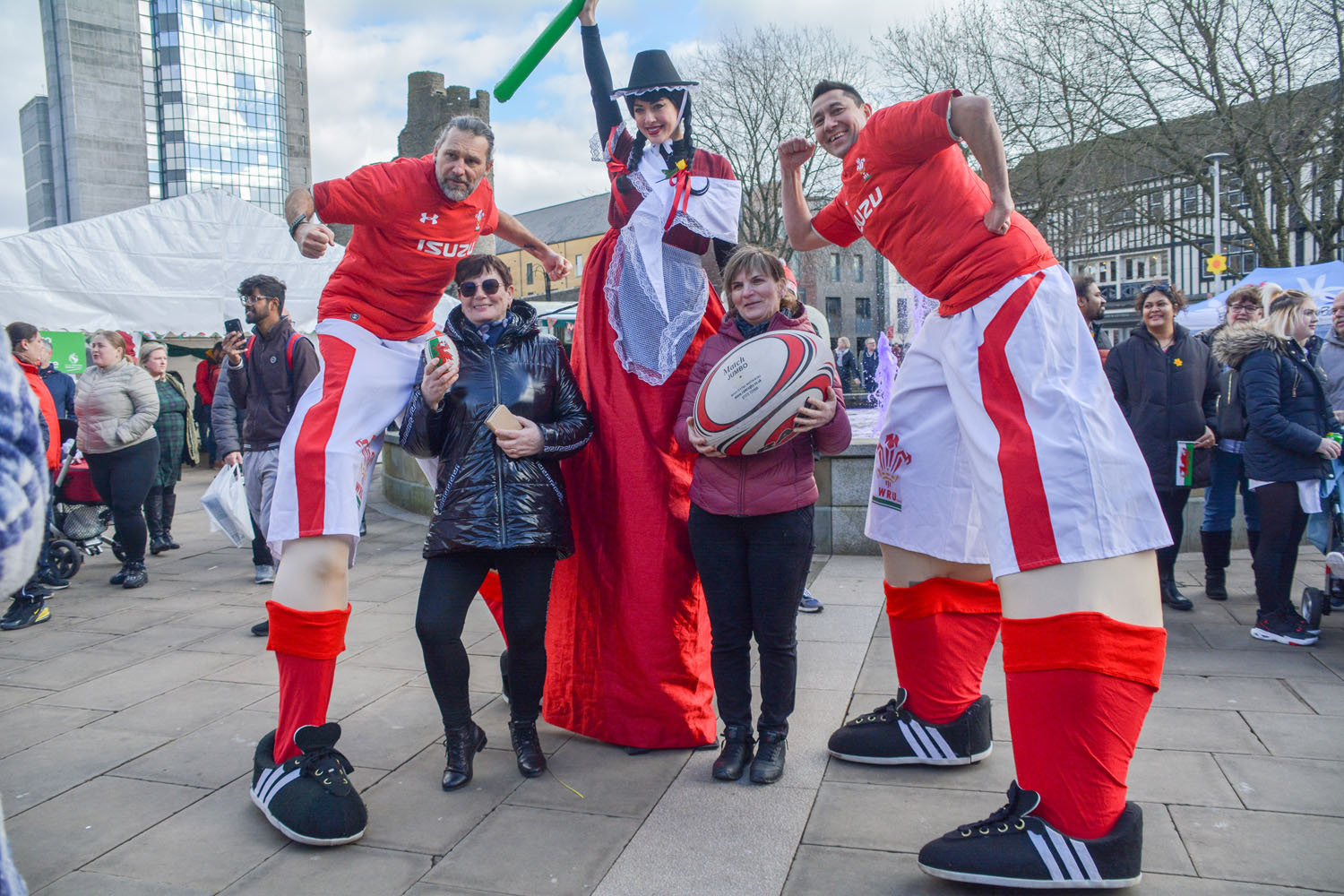 Scenes from Swansea city centre’s 2023 Croeso festival. (Image: Swansea Council)