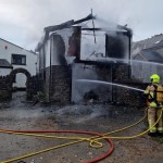Garage Fire in Horton