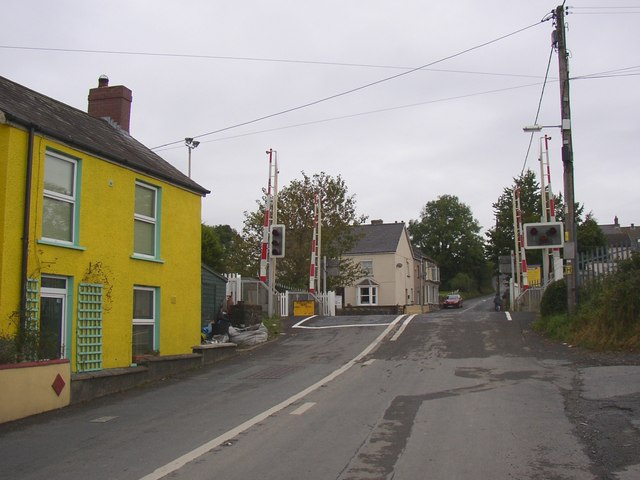 Level crossing at St Clears
