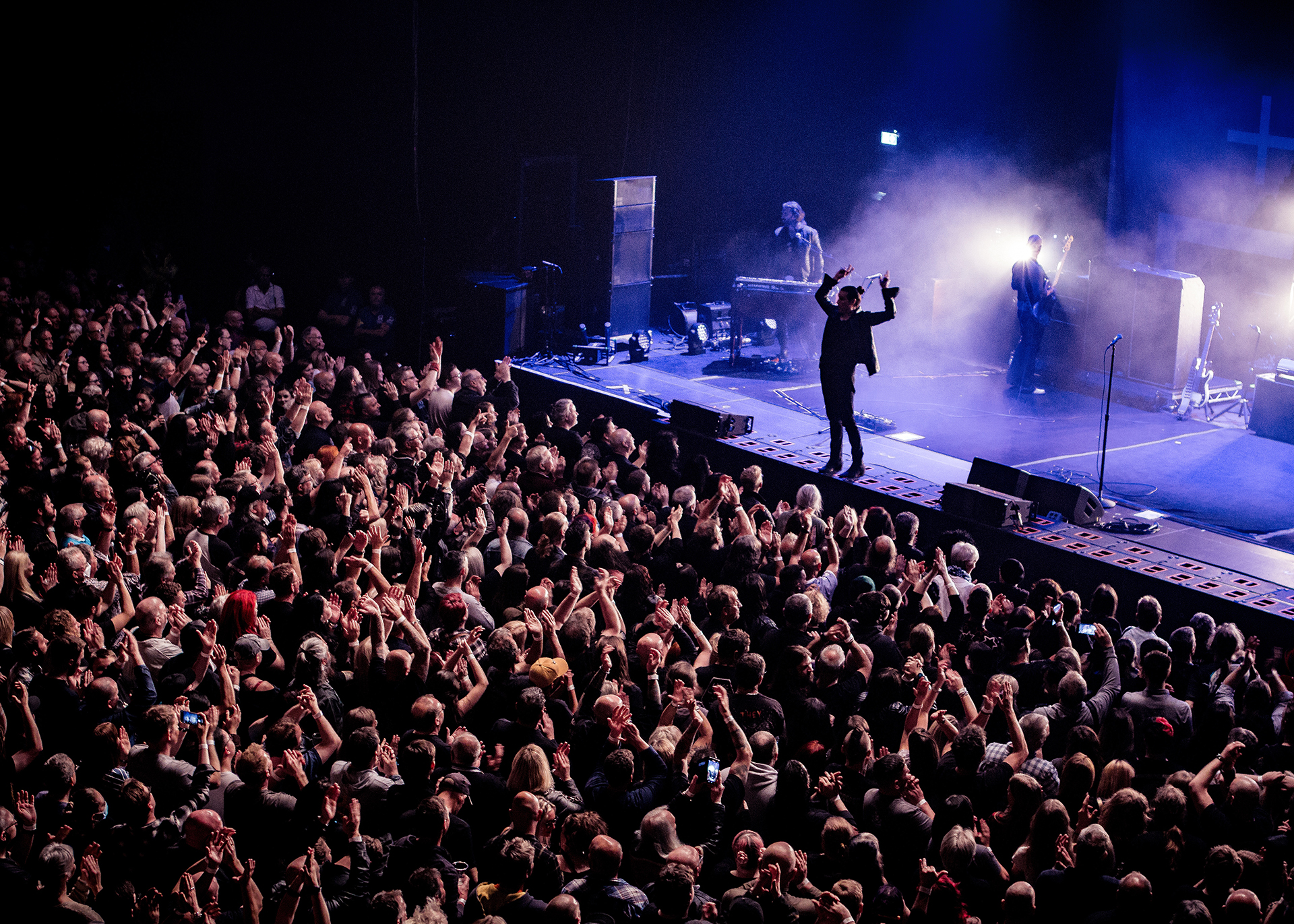 The Cult playing to a sold-out Swansea Arena audience