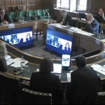 Stephen Crabbe MP taking evidence at the Welsh Affairs Committee in Parliament