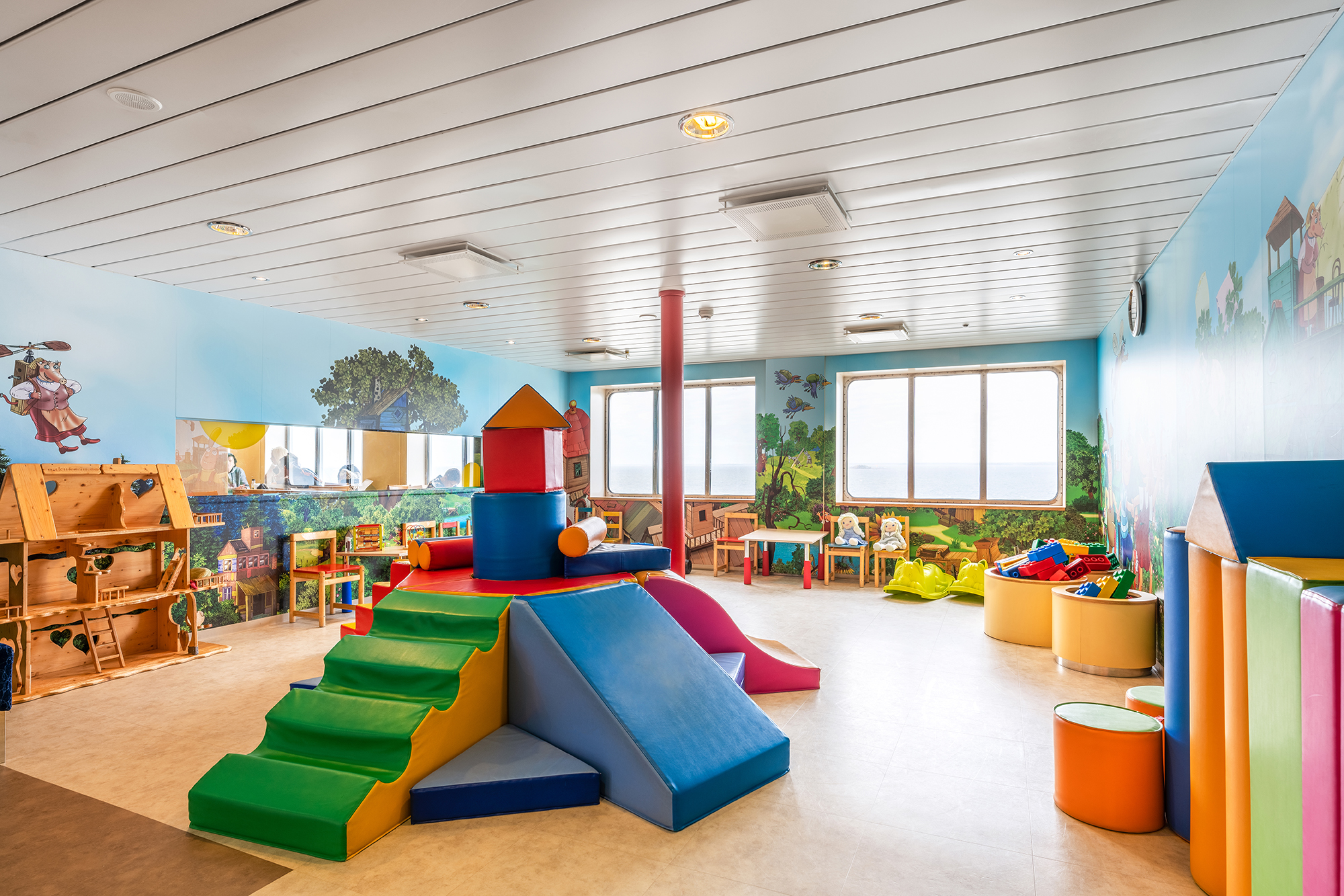 The play areas onboard Irish Ferries' 'Oscar Wilde'