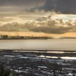 Sunrise over Port Talbot (Image: Getty / LanzaTech)