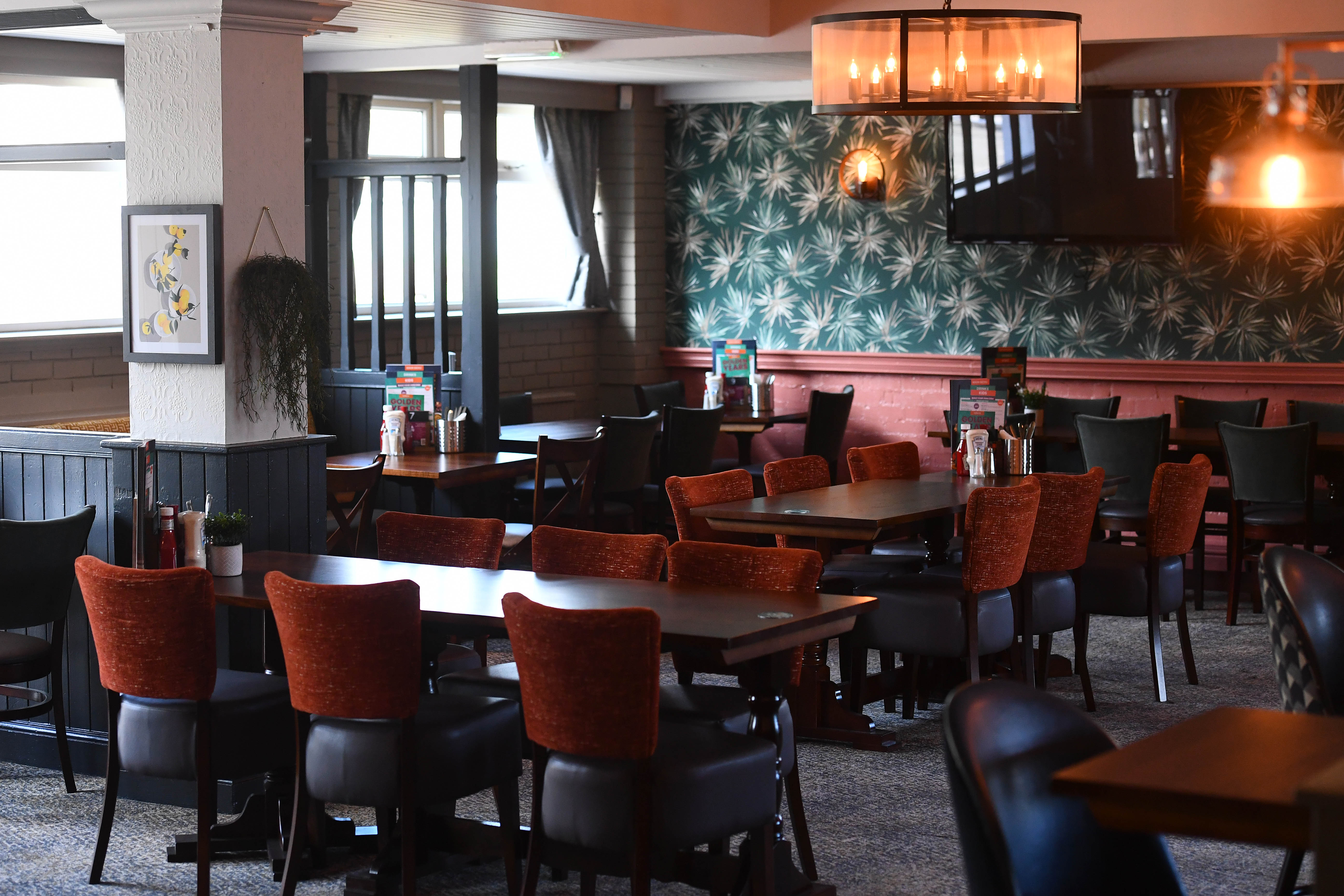 The revamped interior of The Deer's Leap pub