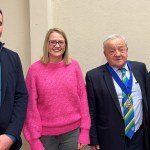 Luke Watts and Betsan Williams, Show Ambassadors with the new President and his wife, Brian and Helen Jones.