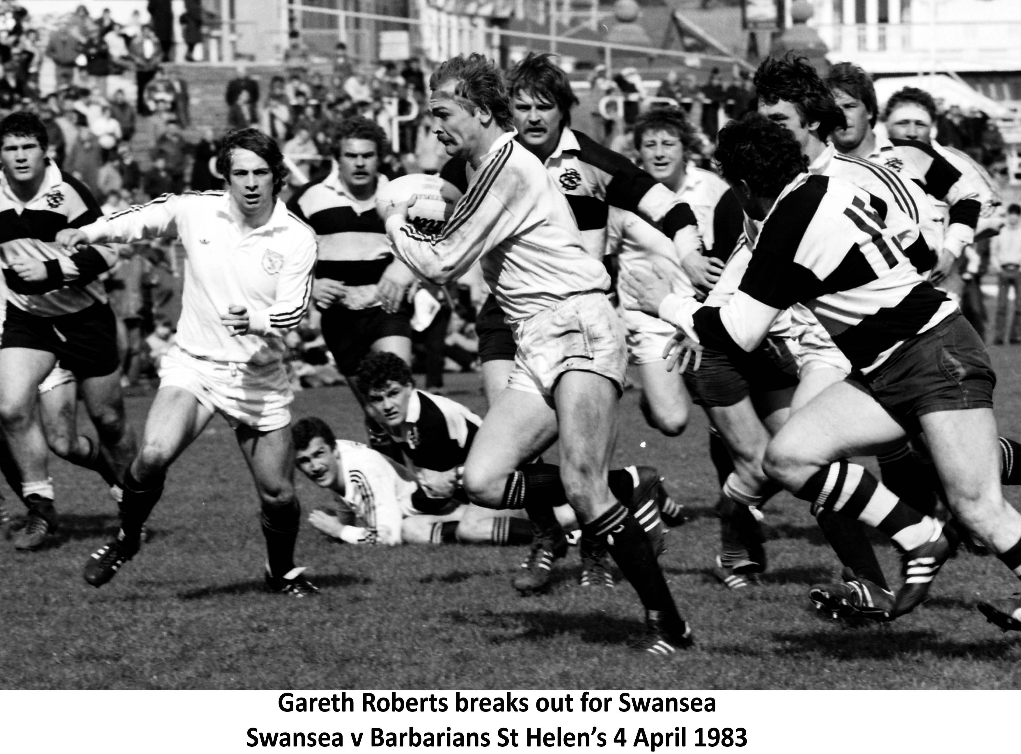 Barbarians programme for the 1983 match (Image: Swansea RFC)