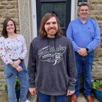 Sam Clement with mum Kathryn and stepdad Richard