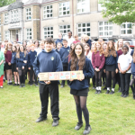 Gowerton Comprehensive School has achieved the gold Siarter Iaith award.