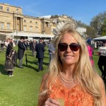 Sian Denman in the Buckingham Palace garden