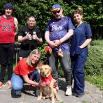 Back row – Patients Steve, Louis and Jason with clinical lead Paige Morris. In front are Kate Jenkins and Billie.