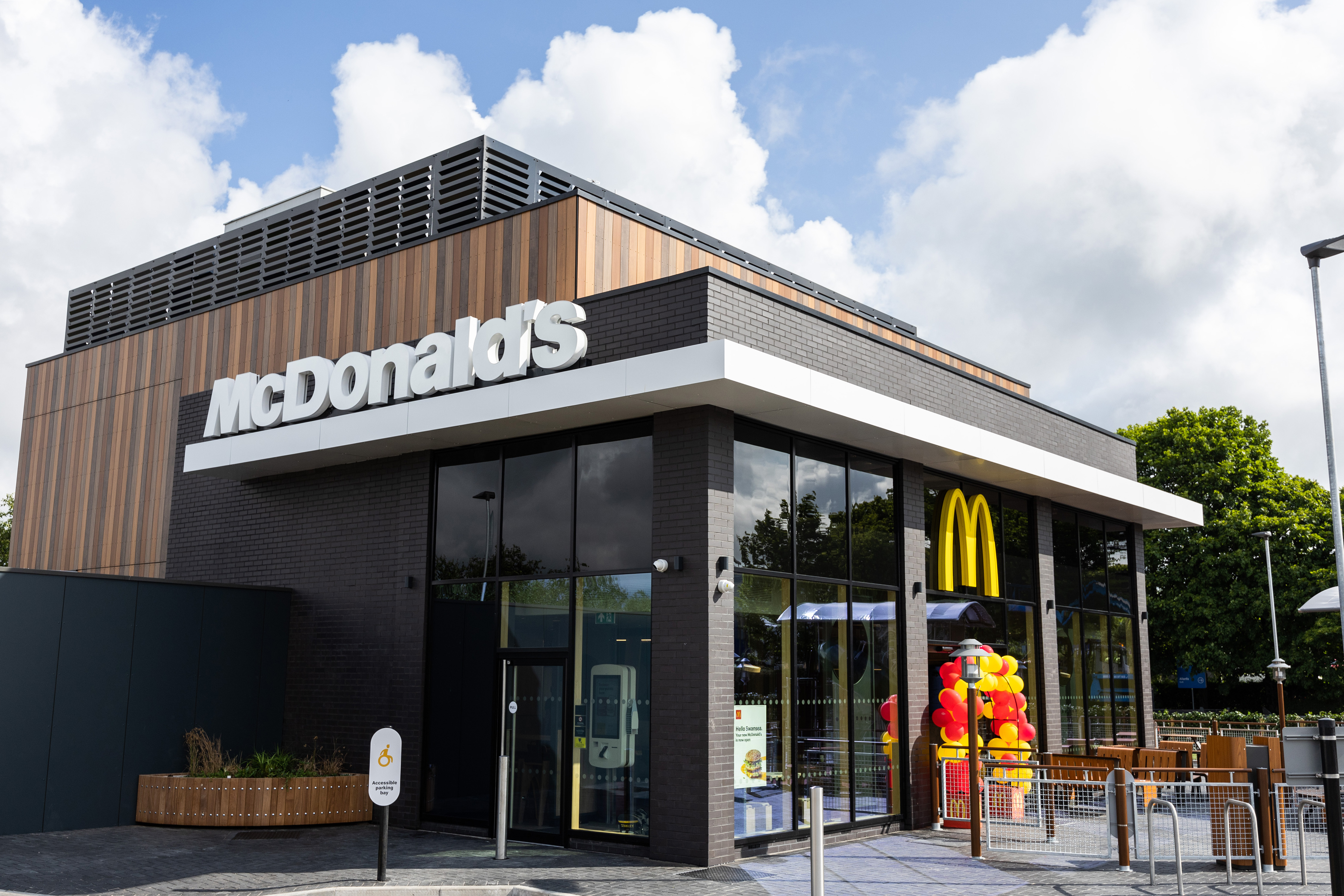 The new McDonald’s which has opened at Parc Fforestfach.