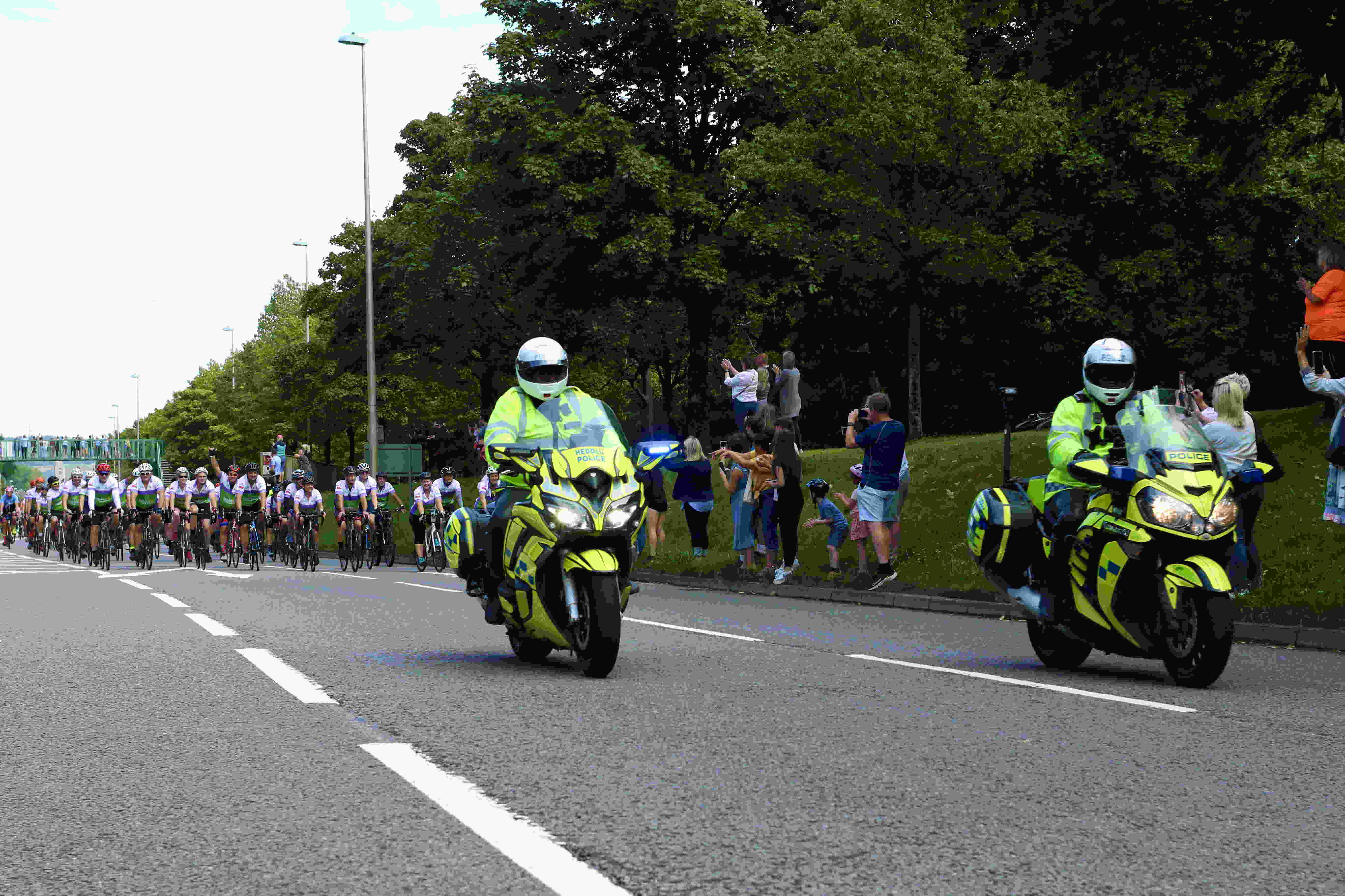 Riders have helped raised nearly £180,000 for the cancer centres in Singleton and Velindre.