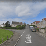 Junction of Nicander Parade and Creidiol Road in Mayhill.