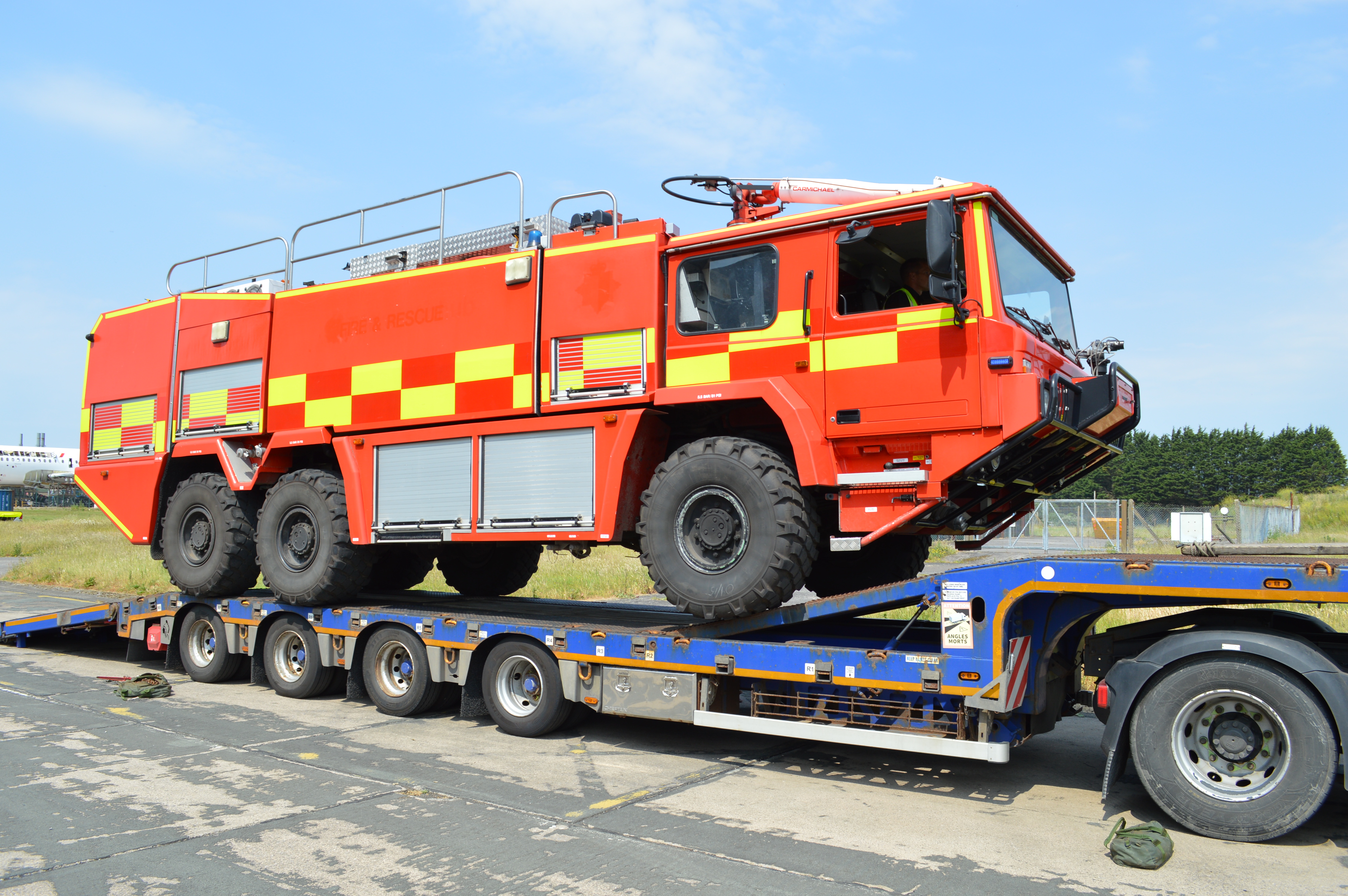 St Athen fire truck donation to Kharkiv Airport