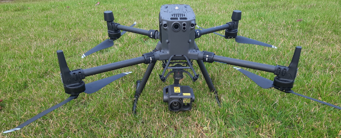 One of Dyfed Powys Police's drones
