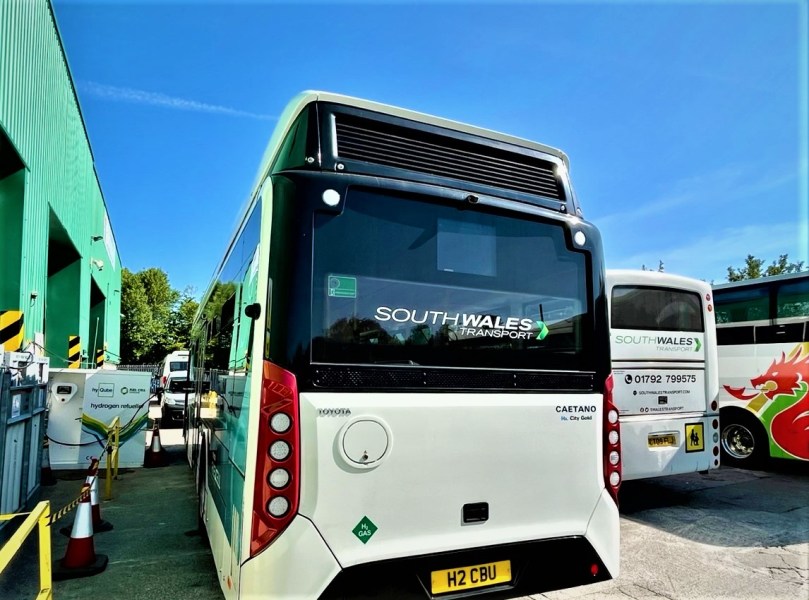 South Wales Transport hydrogen bus