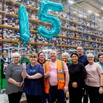 The team from Amazon’s fulfilment centre in Swansea partied in style at Swansea Arena to celebrate the 15th anniversary of the site’s opening, alongside a celebration of the successes of the team over the last year.