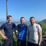 L-R Richard Hullin, Stuart Hughes, Daniel Alfei