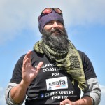 Former paratrooper Chris Lewis who has spent the past 6 years walking the coastline of the UK to raise money for SSAFA - so far raising over £500,000. The 19,000 mile walk has taken him on an epic 6-year journey that has seen him meet his partner, Kate and they now have a baby named Magnus. On Saturday he completes his walk where he started, at Llangennith Beach, where he’ll be greeted by supporters, local dignitaries and SSAFA CEO, Sir Andrew Gregory.