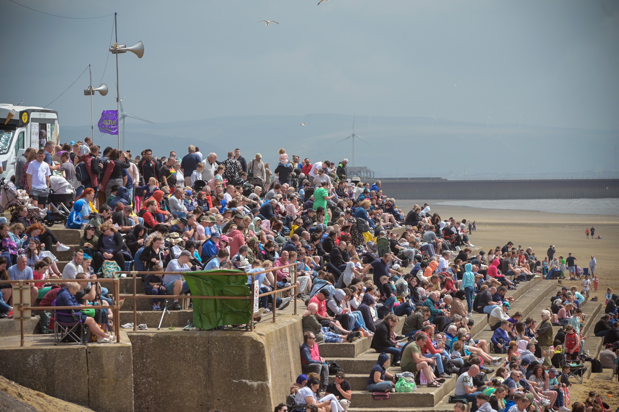 Tens of thousands of people enjoying the first day of Wales Airshow