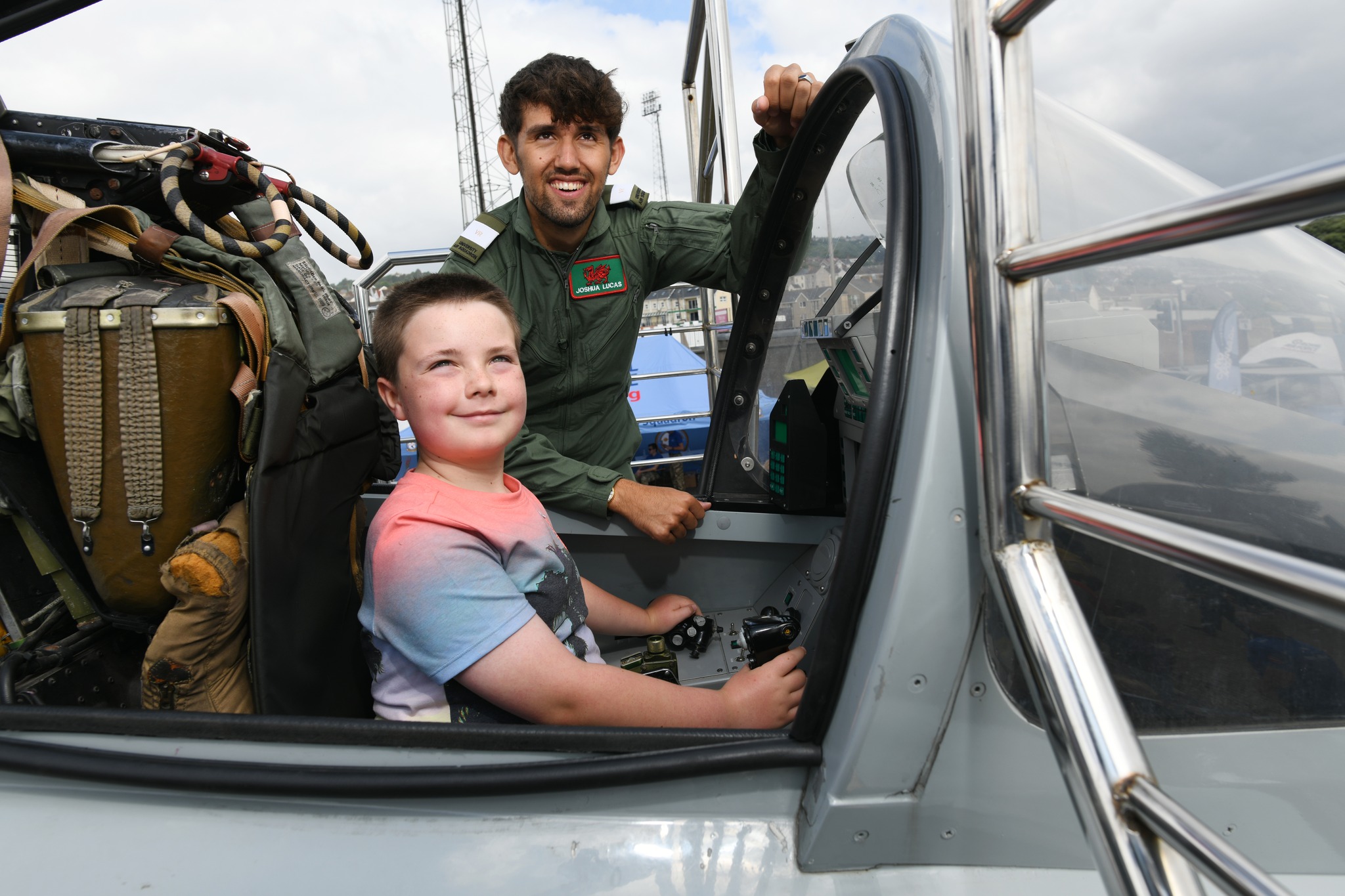 Inside the Typhoon Replica ground display aircraft