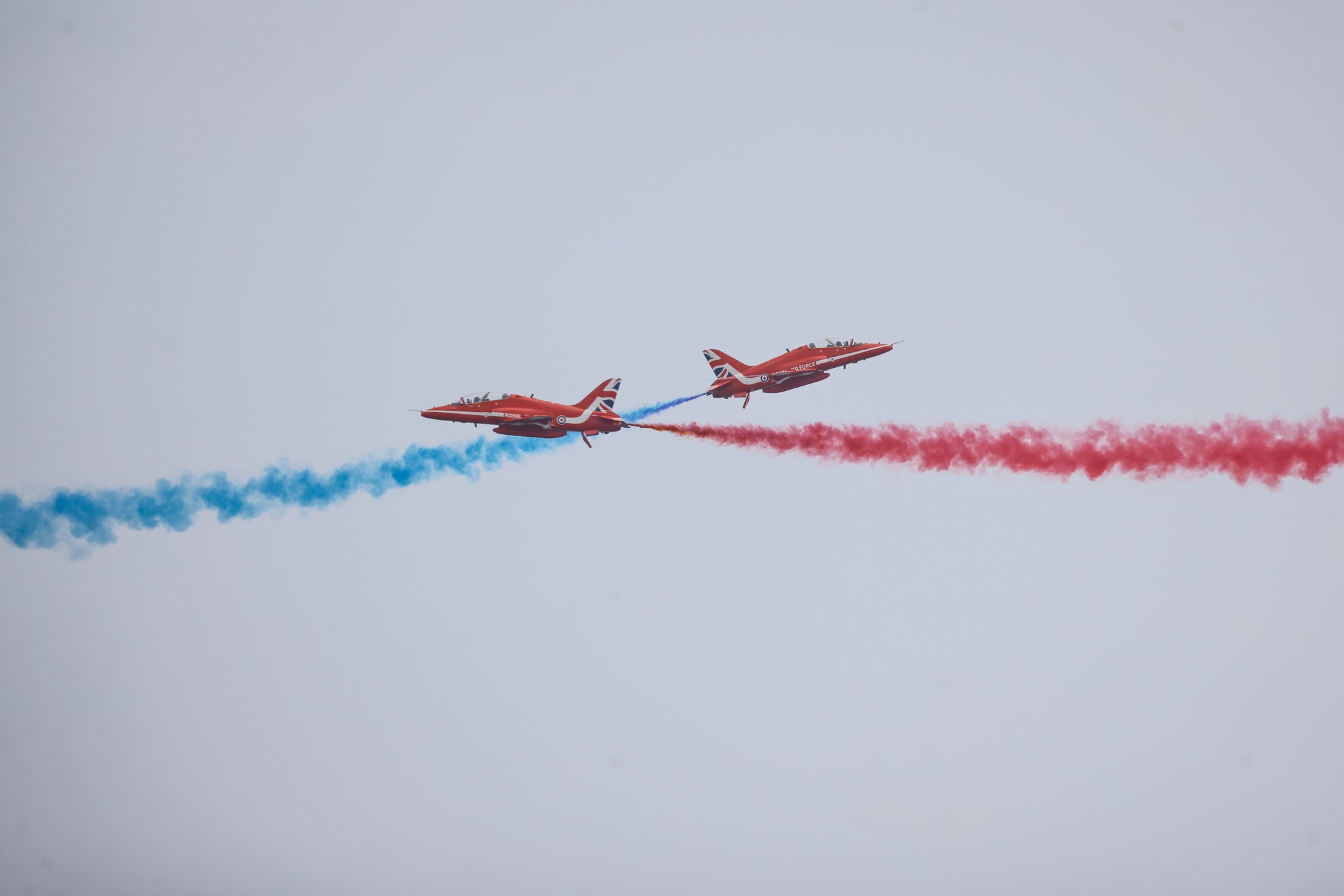 The Red Arrows wowed the crowds at the Wales Airshow in Swansea