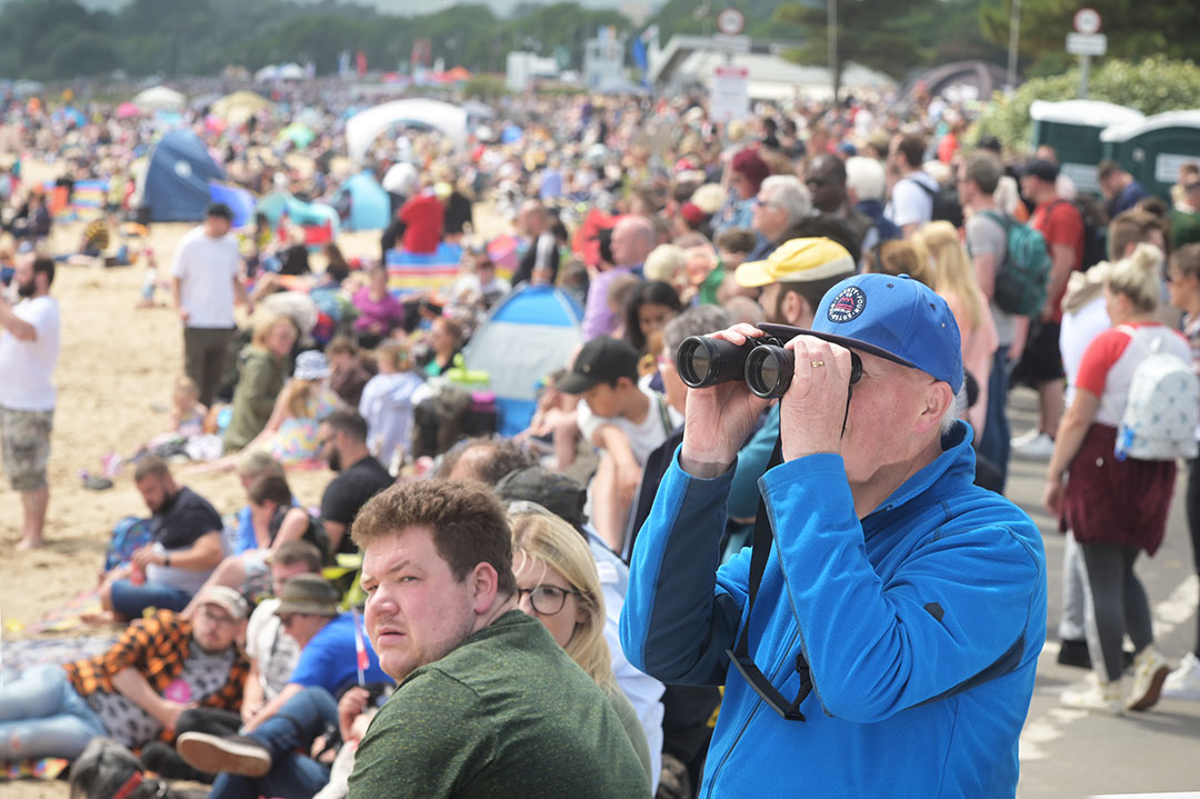 Tens of thousands flocked to Swansea's seafront to watch the air display