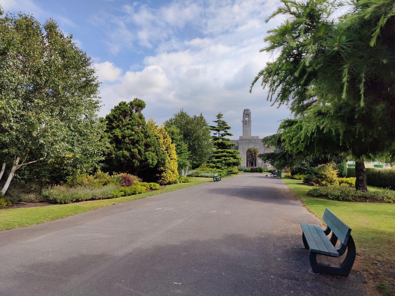 Victoria Park, close to the council's Guildhall has received a Green Flag award