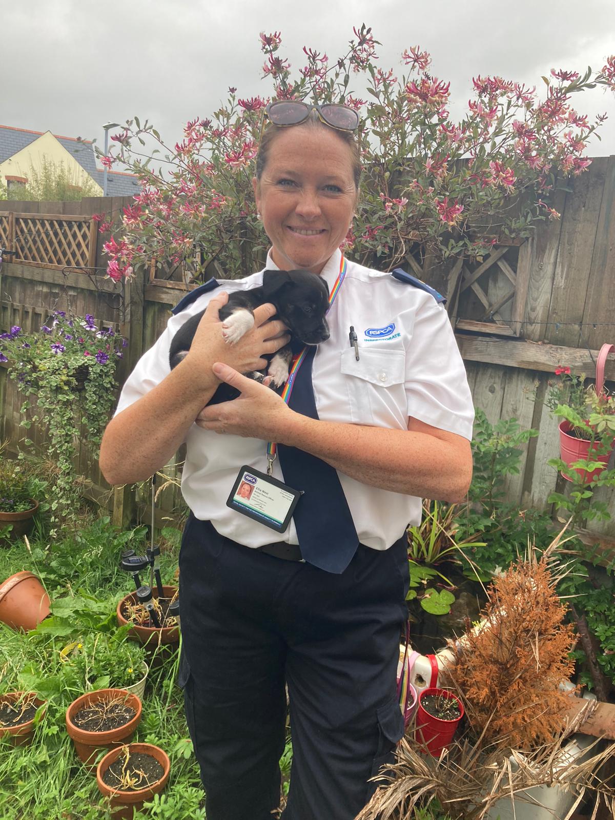 Dave with ARO animal rescue officer Ellie West