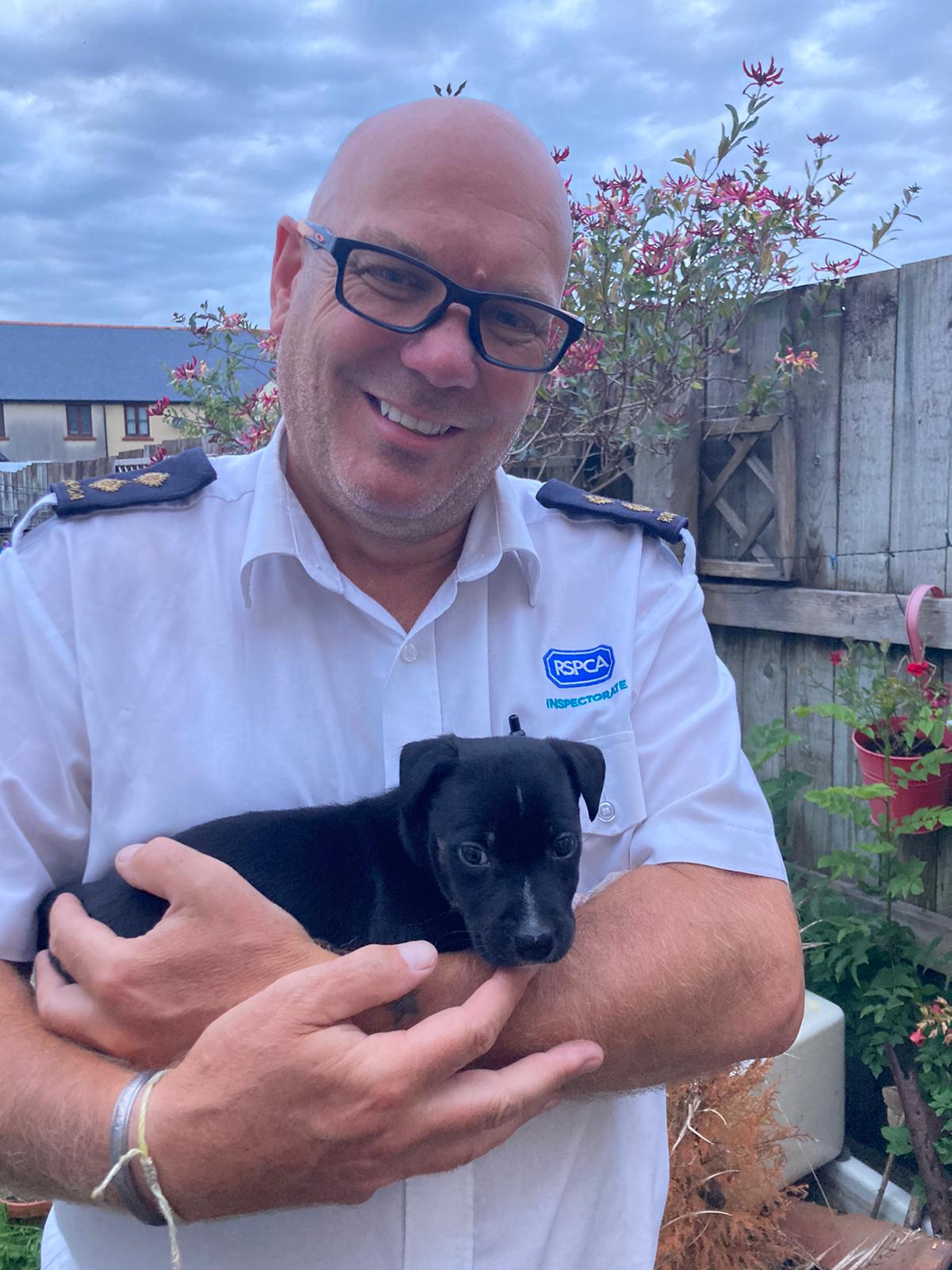 Dave with inspector Keith Hogben