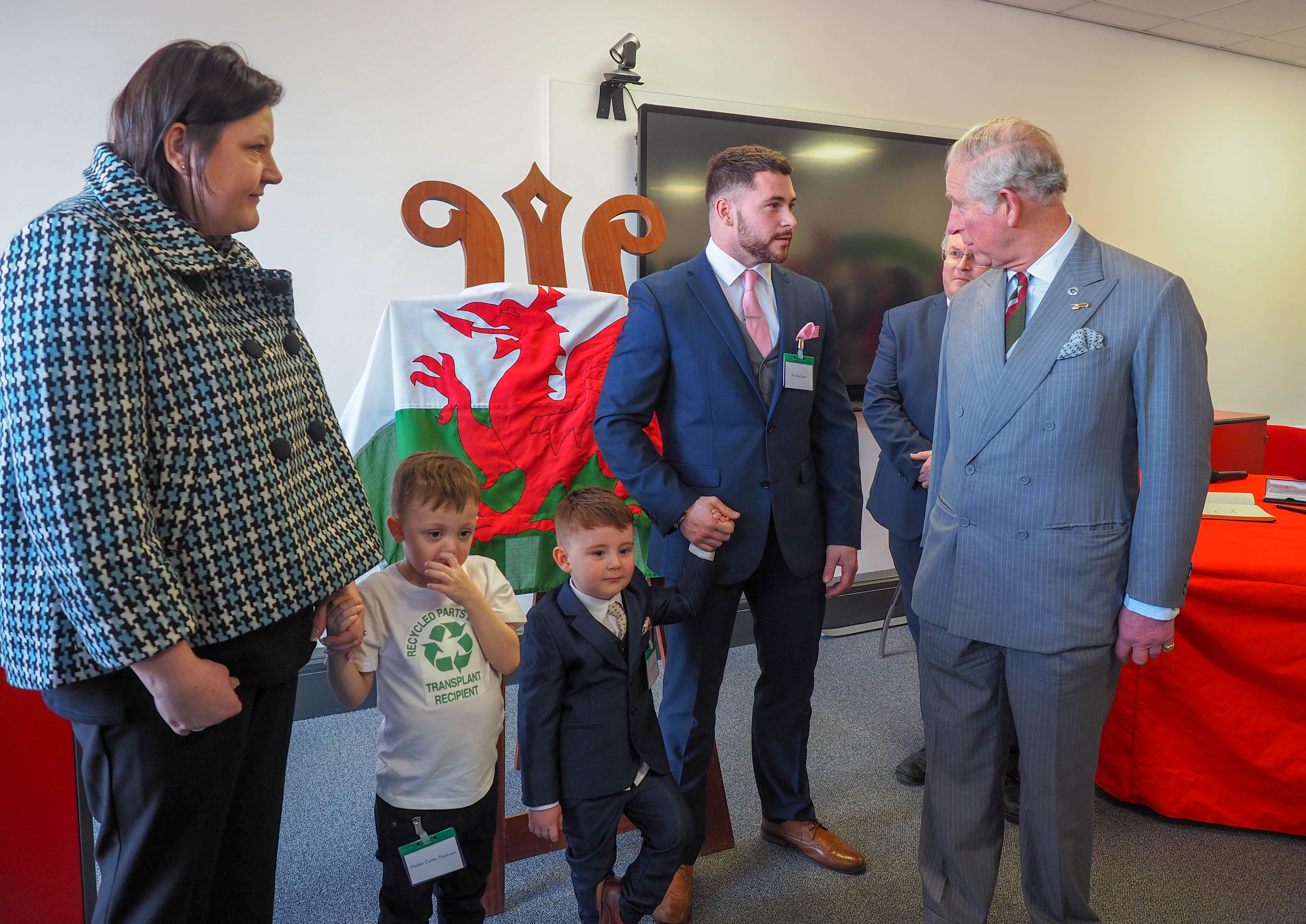 Cian meeting the King