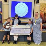 St Joseph's School in Clydach's sunflower fundraiser