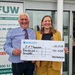 The Farmers’ Union of Wales has boosted the funds of mental health charity, The DPJ Foundation, with £50,000 after just over three years of fundraising.