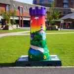 Castles in the Sky - Wales Air Ambulance Fundraiser sees a trail of castle sculptures across Swansea City Centre.