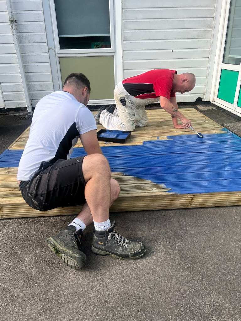 Tai Tarian's Community Challenge at Blaenbaglan Primary School