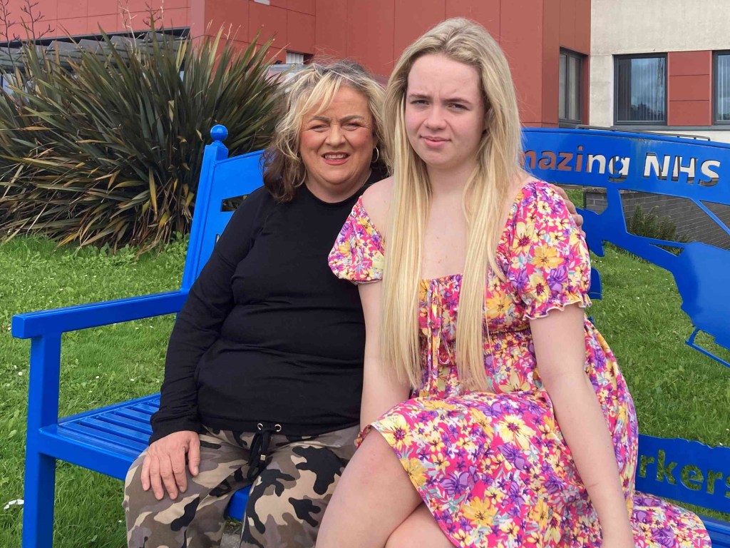 Keeley and her mum Sharon.