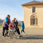 Visitors at Llanerchaeron, Wales