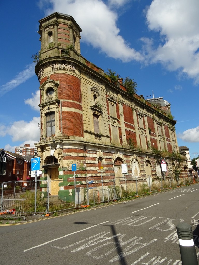 The Palace Theatre building in late 2019, shortly after Swansea Council had taken it out of private sector hands.