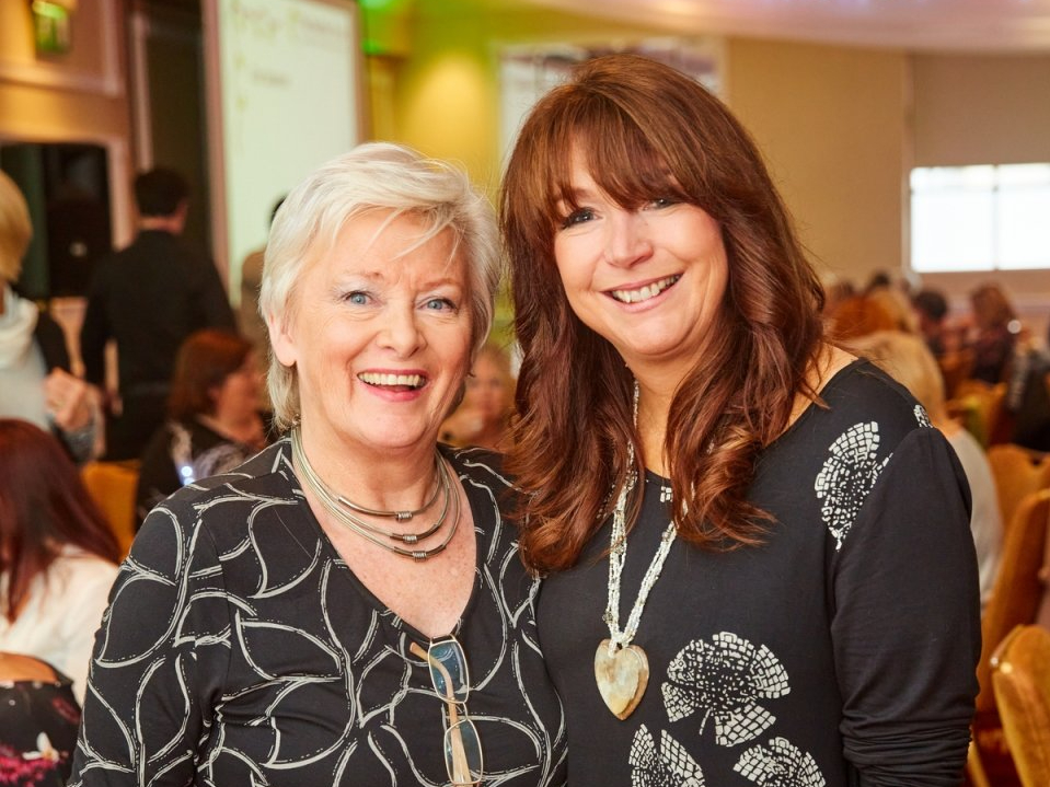 Previous owner Lynne and Helen at a Solo fashion show