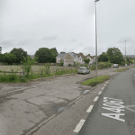 Site of former petrol station at Blackpill on Mumbles Road